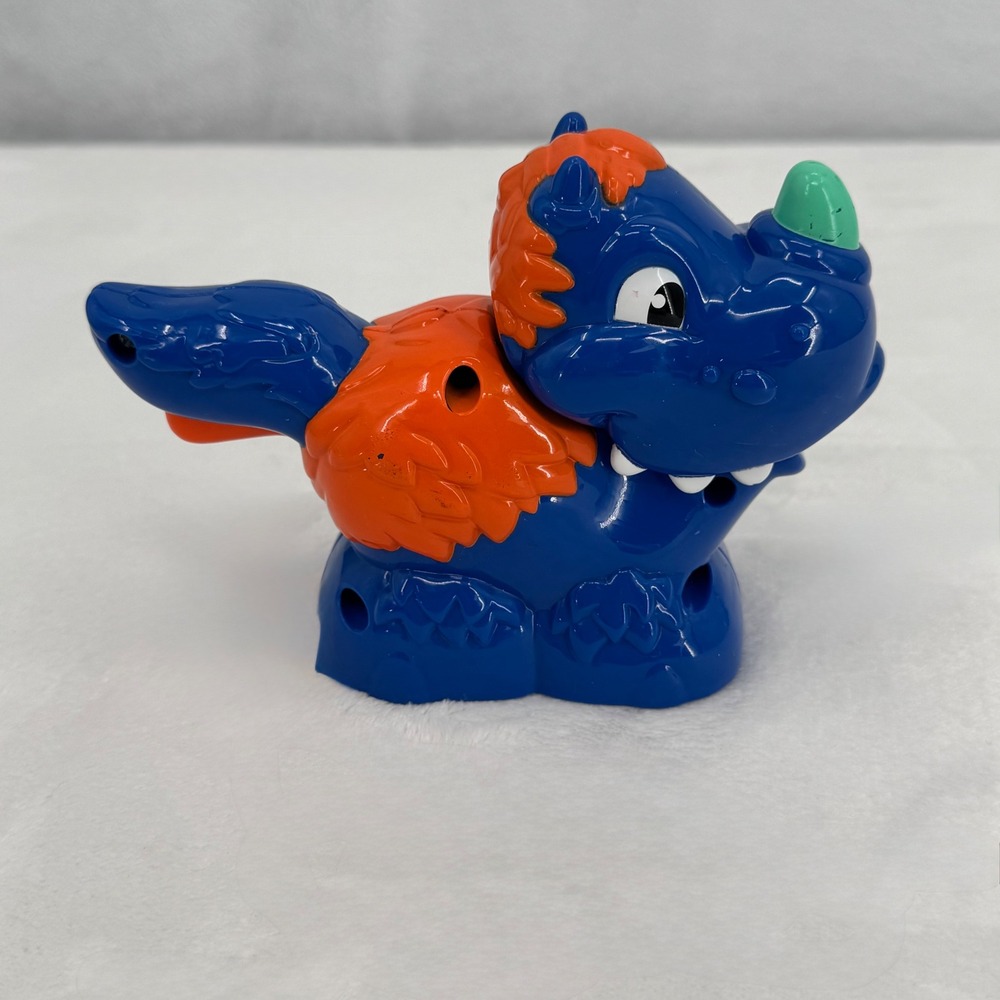 Fisher-Price Wild Lights Monster Blue Dragon Flashlight Y2K Retro Toy WORKS! - Picture 2 of 5